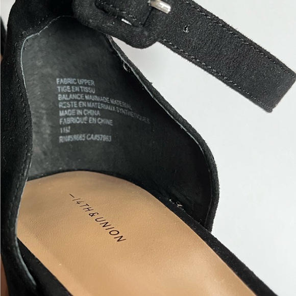 14th & Union Ayla black suede heels, 11 - Picture 8 of 8